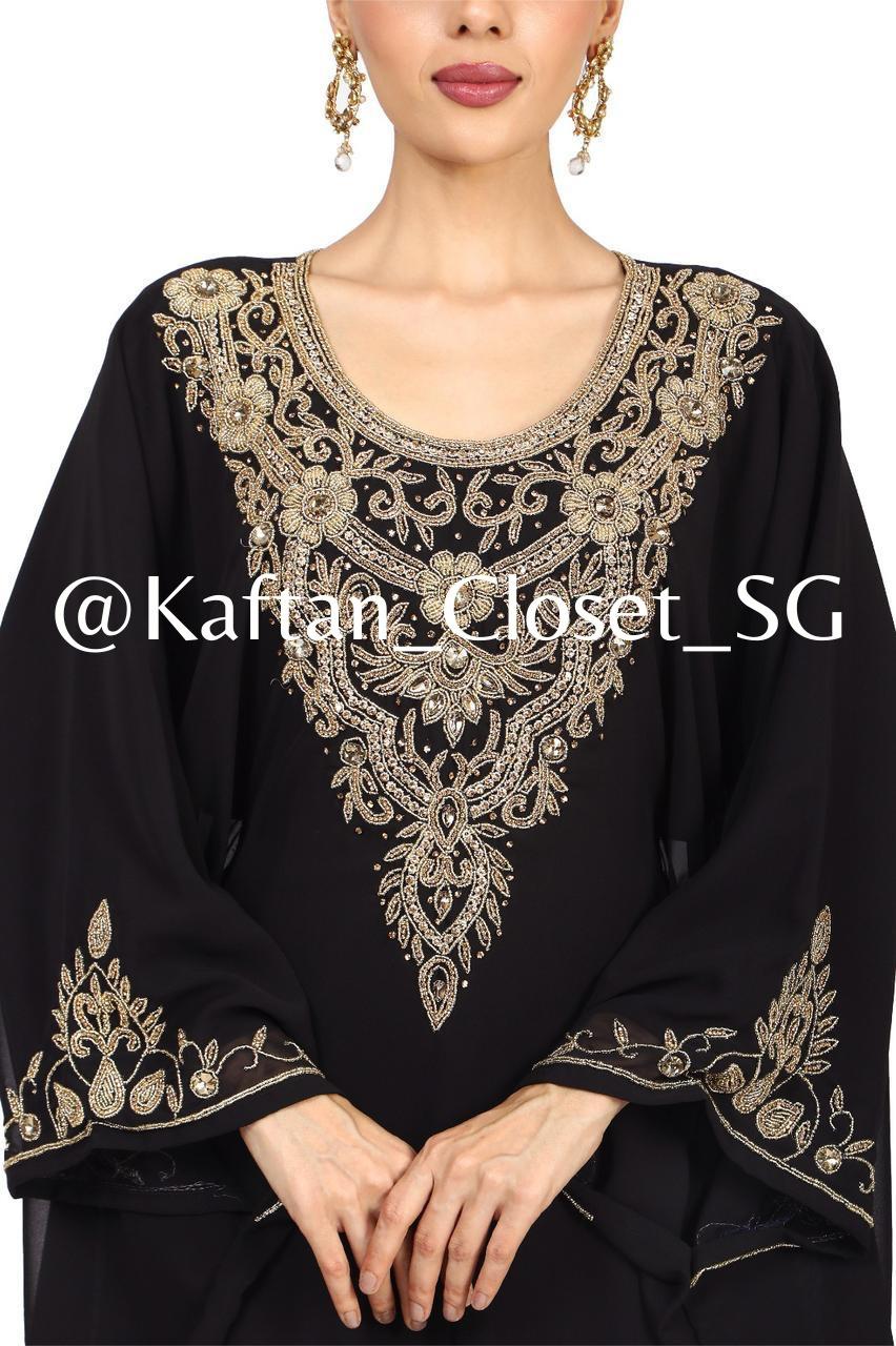 Batwing Gold Kaftan