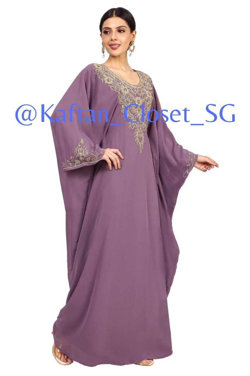 Batwing Gold Kaftan