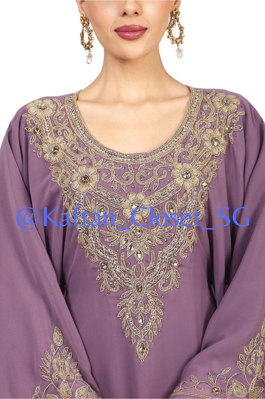 Batwing Gold Kaftan