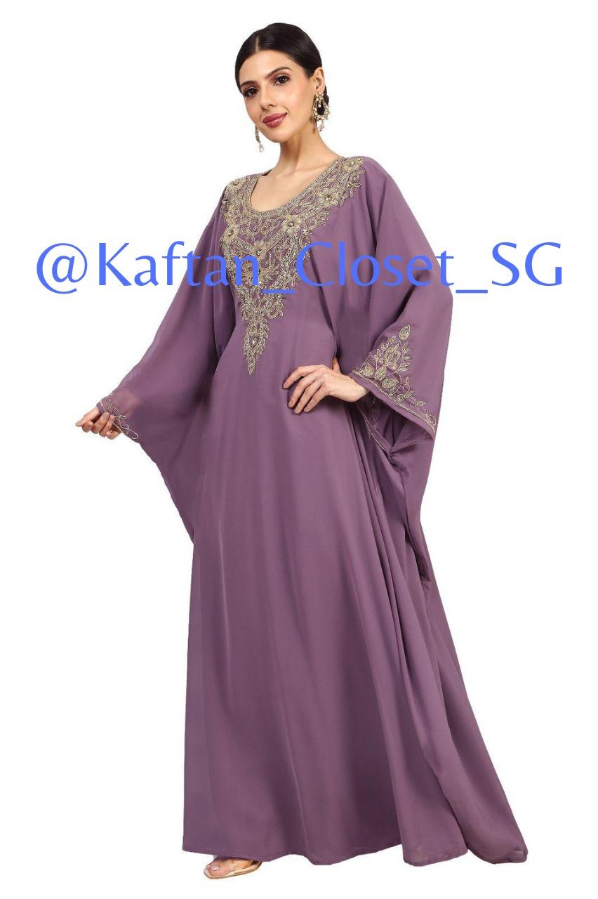 Batwing Gold Kaftan