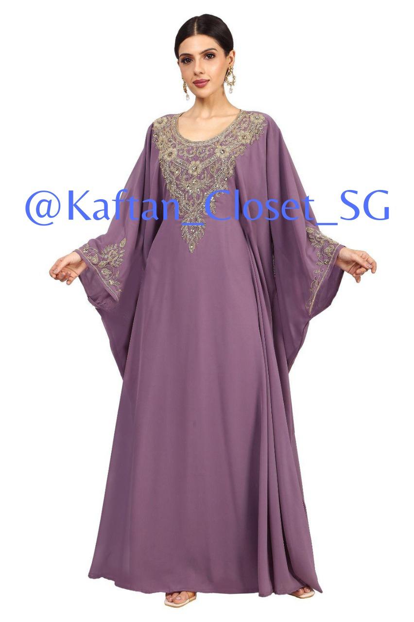 Batwing Gold Kaftan